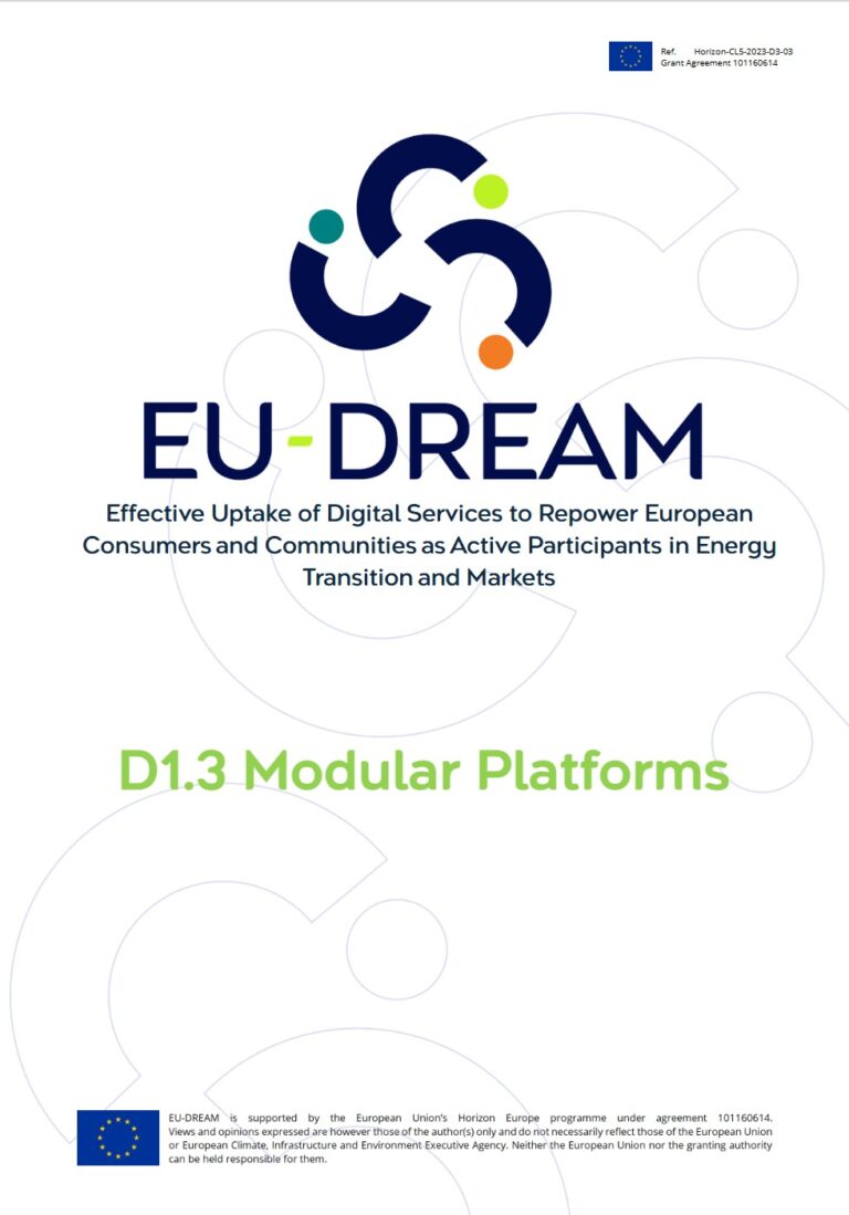  Deliverable 1.3 Modular Platform